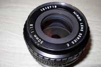 Nikon Series E 50mm f/1.8 мануальный.