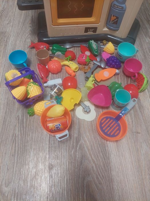 Кухня дитяча інтерактивна 80 см MJL-911 пар, вода, звук, світло