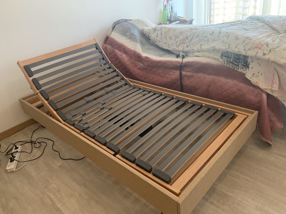 Cama articulada + colchão anti-escaras