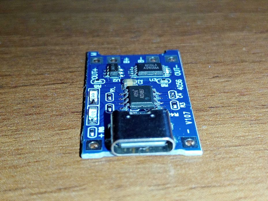 Модуль заряджання та захисту  5шт на TP4056 USB type-C для Li-ion  1A