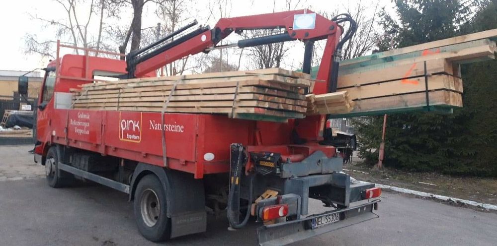 Usługi transportowe z wysięgnikiem hds