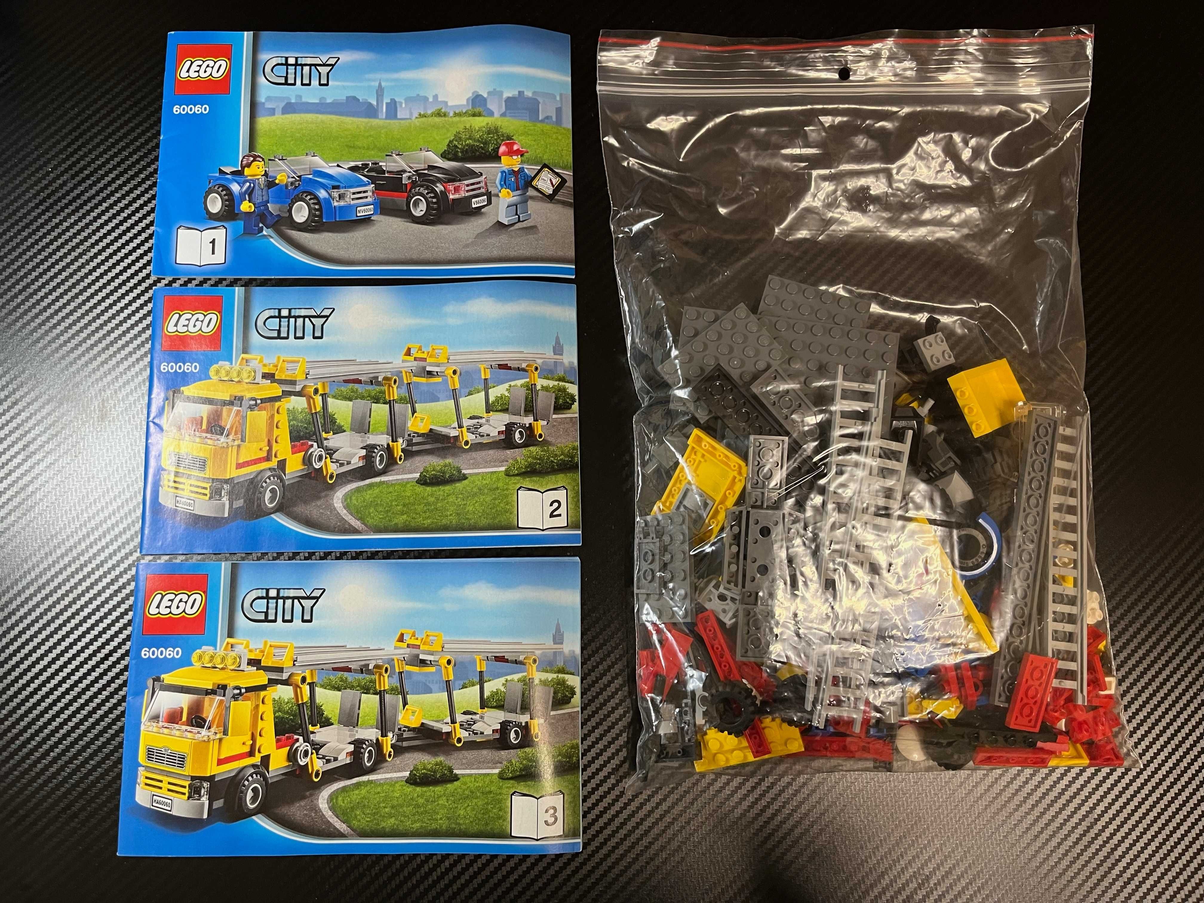 Lego City 60060, Transporter samochodów - brakuje trzech elementów