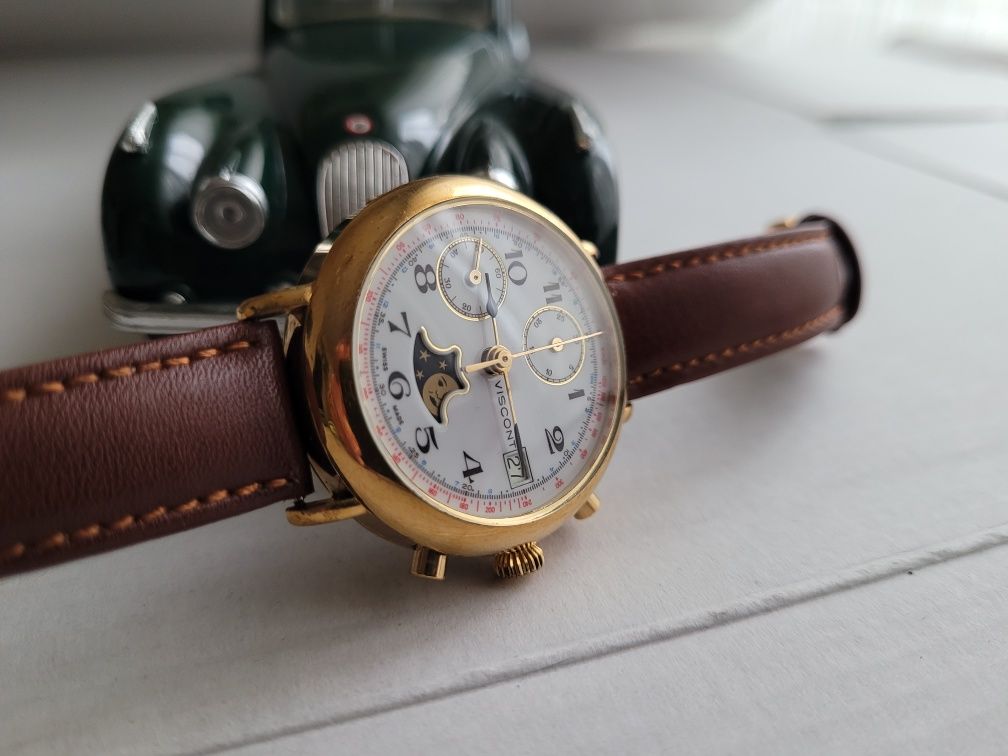 Часы Viscont хронограф, мех VALJOUX 7768 не Omega Oris Rolex Citizen S