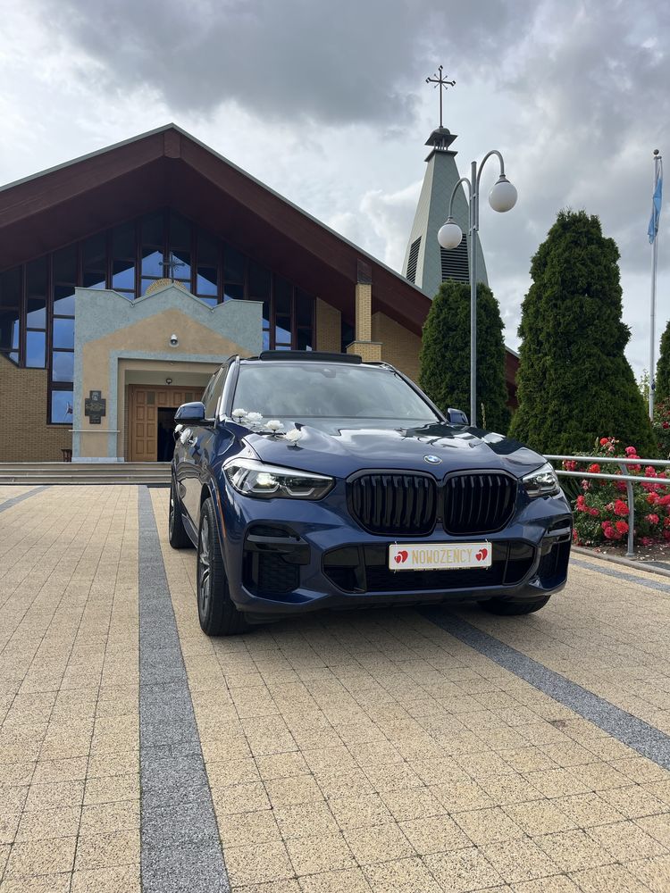Piekne BMW X6 X5 Auto do ślubu samochod na ślub zawiozę Granat Biała