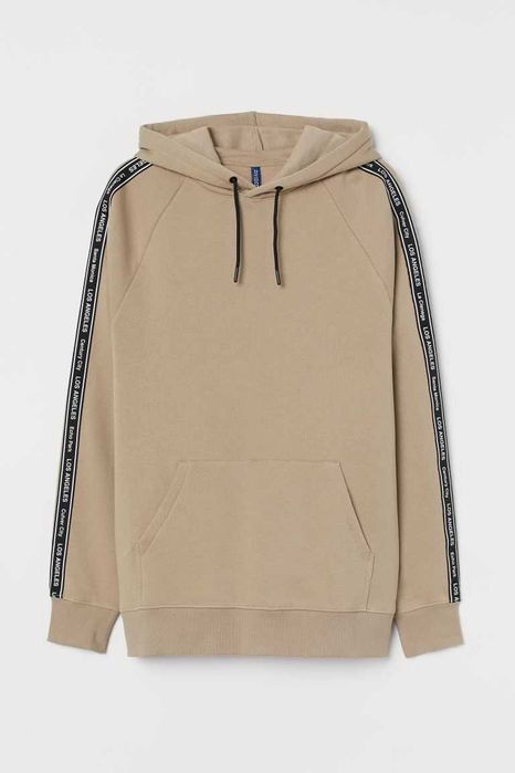 Утепленный брендовый спортивный бежевый костюм-Унисекс H&M