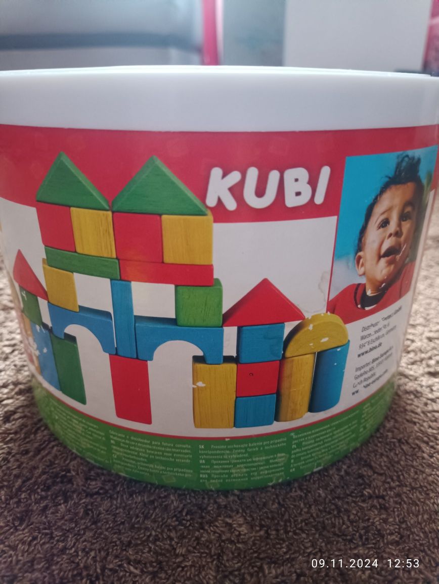 Klocki drewniane zabawa edukacyjna