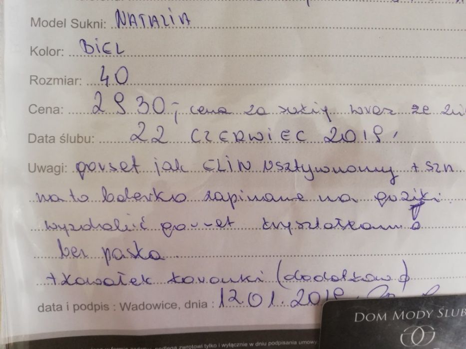 Sprzedam piękna suknię ślubną z salonu Glamour 40/42
