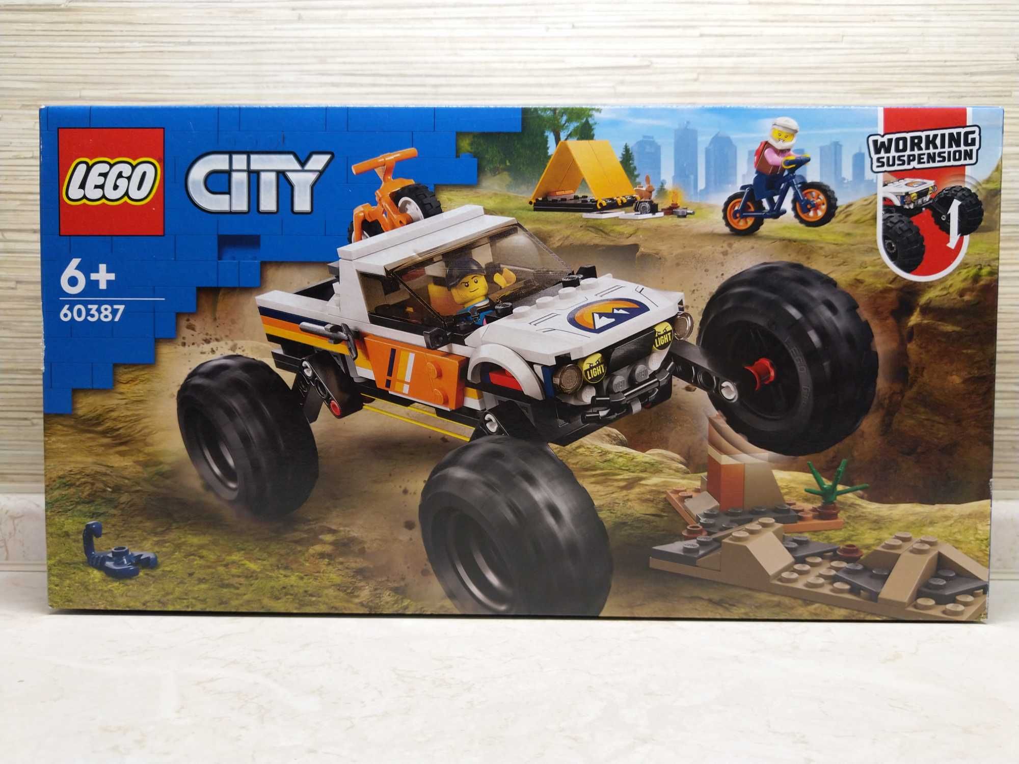 OKAZJA Lego City auto samochód terenowy z napędem 4x4 klocki Wysyłam