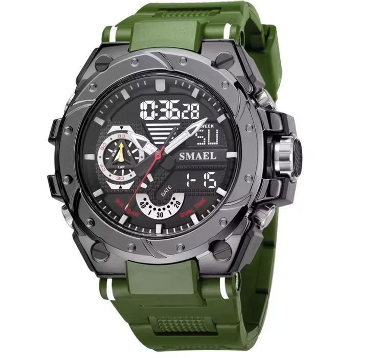 Годинник наручний Smael 8060 Army Green