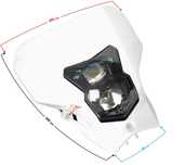 Reflektor lampa przedni LED DB250 MZK Biały