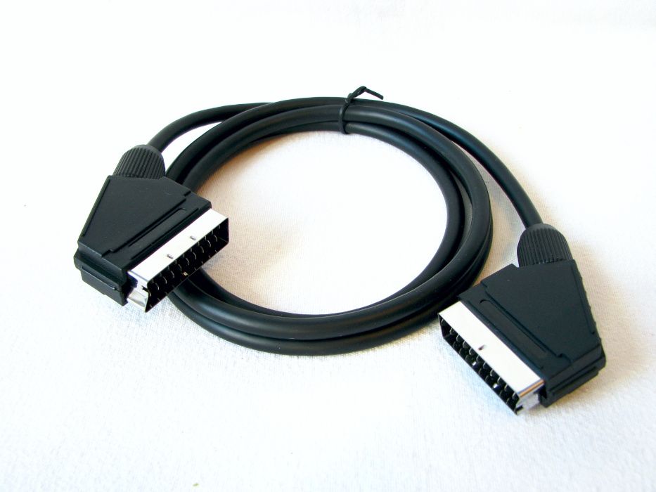 Kabel EURO Scart-Scart 1,5 metra Skymaster NOWY Dekoder Video DVD itp.