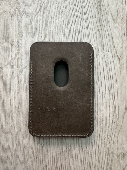 Картхолдер магнітний Bullstrap Leather MagSafe Wallet Slate Gray