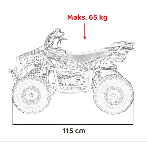 Sprzedam nowy Pojazd Quad Spalinowy 49CC SIRIUS Niebieski