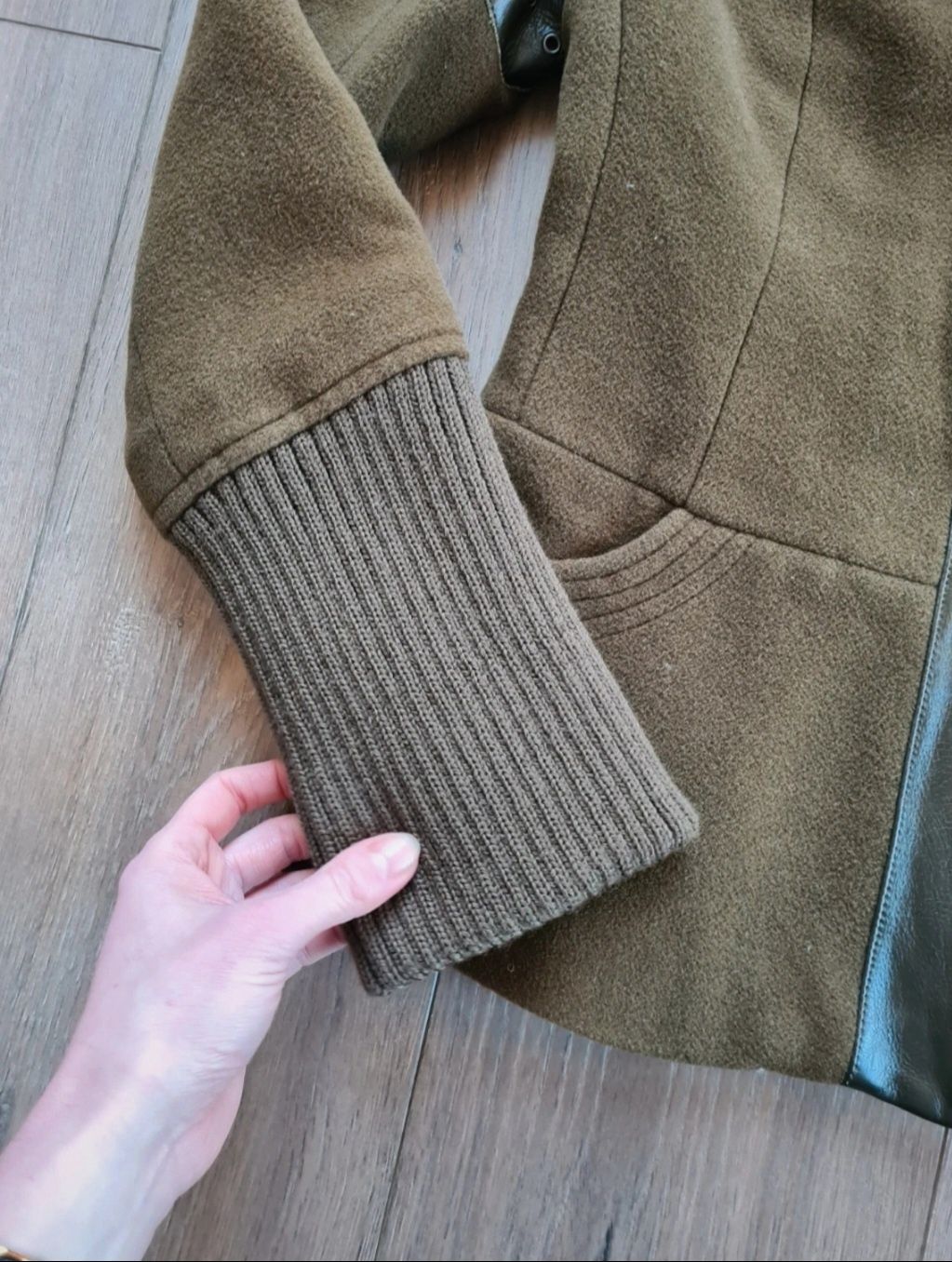Mackage kurtka wełniana Kaszmir S skóra
