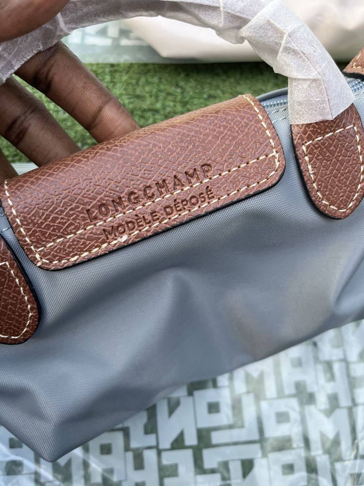 longchamp mini bag steel