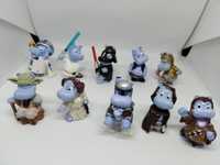 Figurki Kinder Star Wars hipopotamy Gwiezdne Wojny unikat cała seria