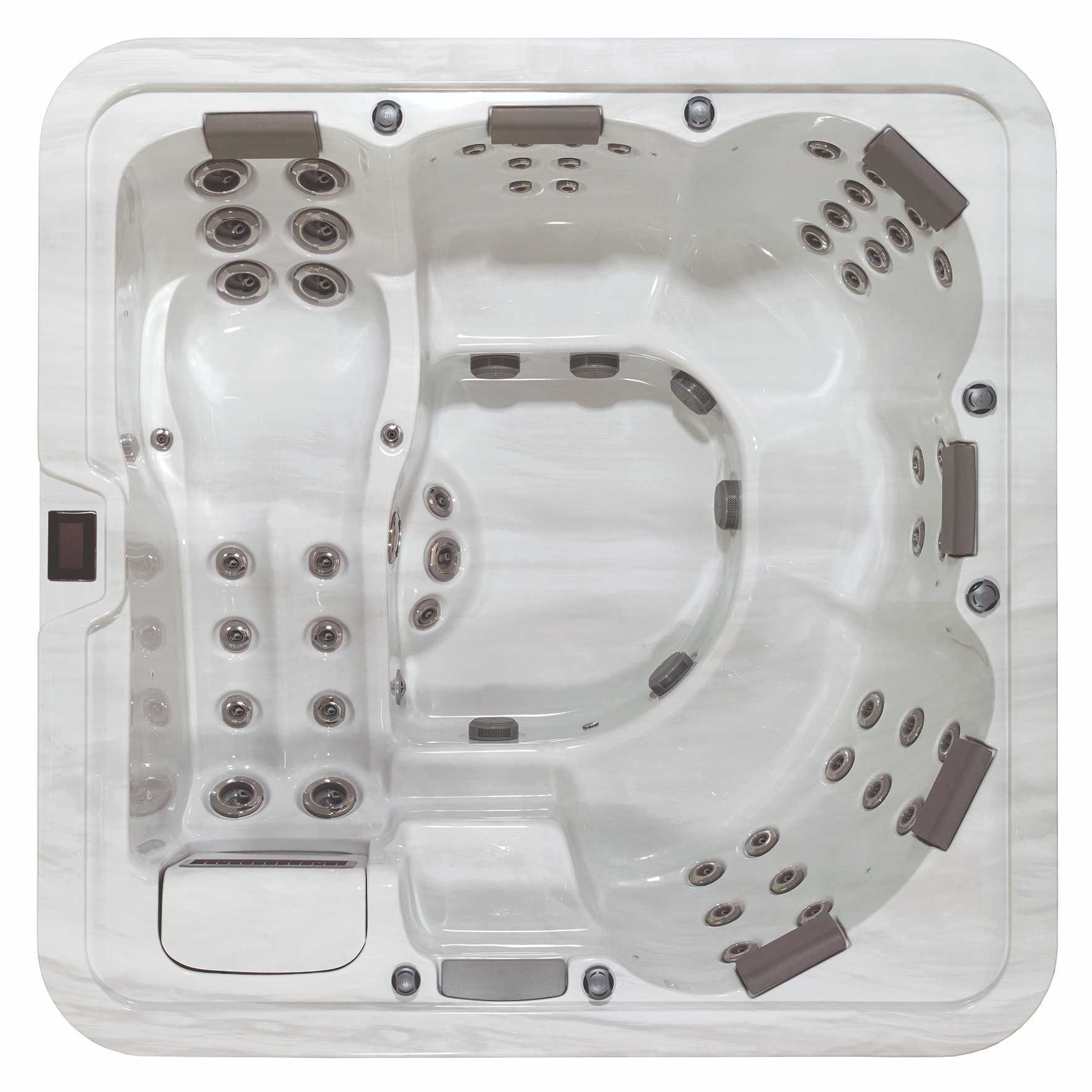 Wanna Jacuzzi Viskan VINDO – Luksusowy hydromasaż dla 7 osób, 53 dysze