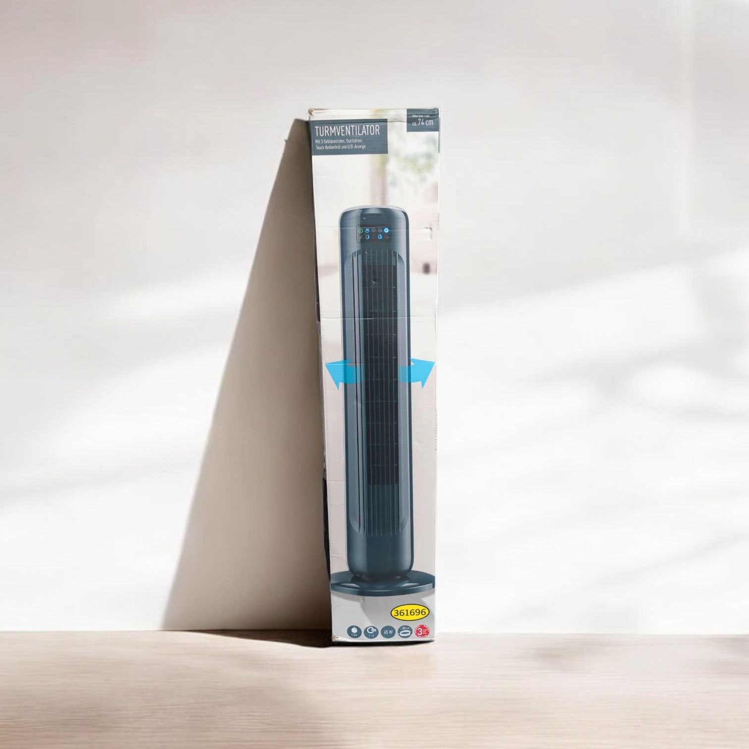 Wentylator kolumnowy 45 W z wyświetlaczem LED(brak pilota) SilverCrest