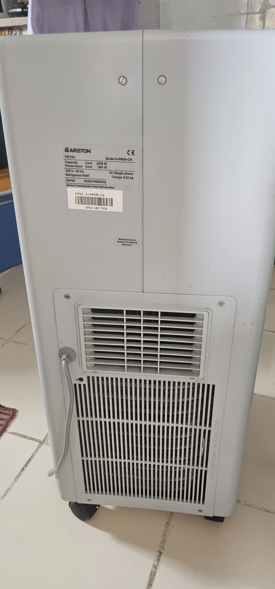 Ar condicionado portatil Ariston