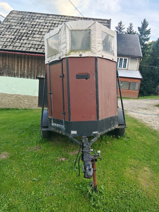 Przyczepa do przewozu koni