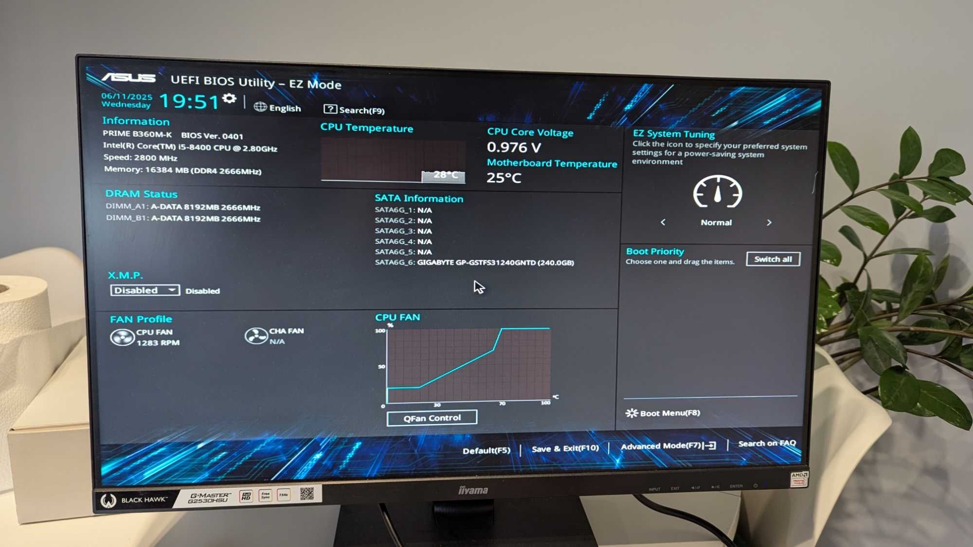 PC GTX1060 DUAL 6GB I5-8400 2.80GHZ 16GB RAM DDR4 SSD 256GB Win 10