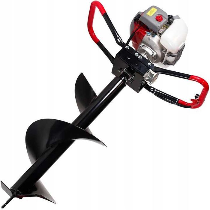 Świder Spalinowy  Wiertnica Glebowa  6,7 KM +Zestaw Wierteł 10 20 30