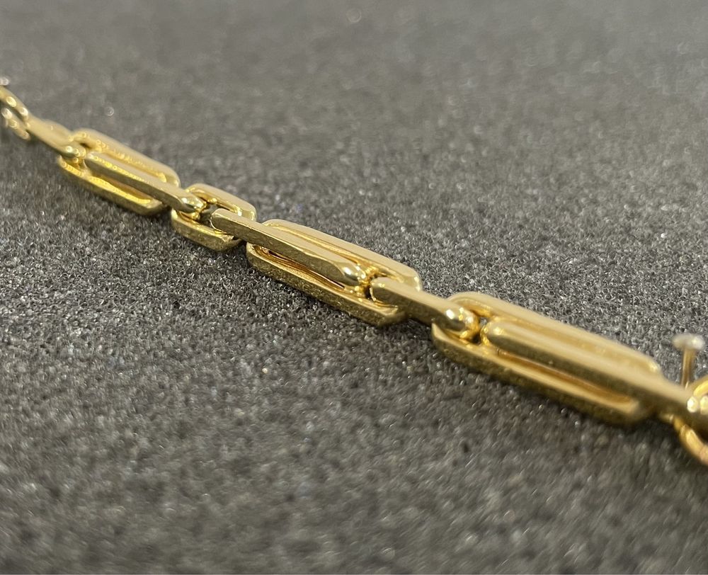 Śliczny łańcuszek ze złota, wyjątkowy splot, próba 585 (137)