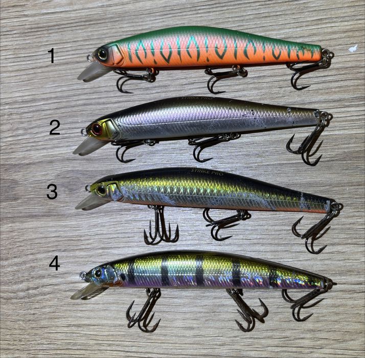 Воблери strike pro, б/в