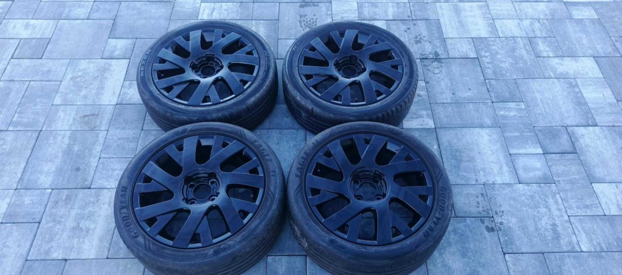 Alufelgi koła citroen et26 17' RESOLFEN 205/50/17 czarne 4x108