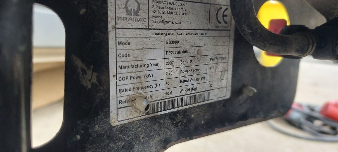 Agregat prądotwórczy Pramac es3000 Honda 2.2kw