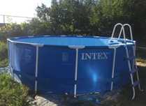 Оригінальний басейн Intex – каркасний, з гарантією | Каркасний басейн