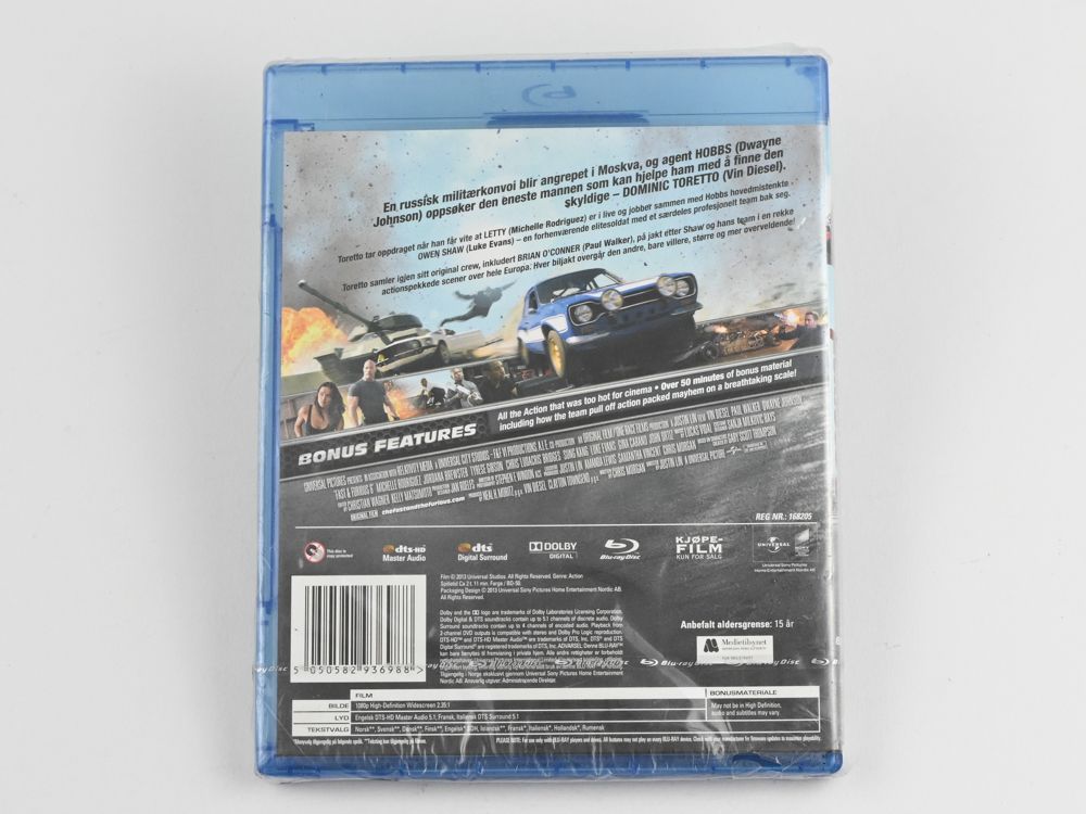 BLU-RAY - Fast & Furious 6 Szybcy i Wściekli 6 Film