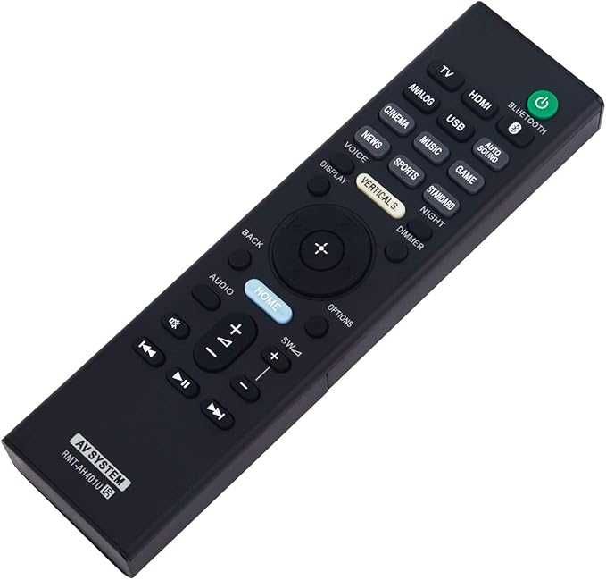 Pilot zamiennik Sony Home zdalnego sterowania - VINABTY RMT AH401U