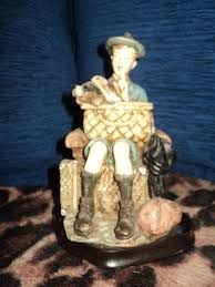 Статуэтка Германия (Мальчик и щенок) фарфор старина подарок статуетка