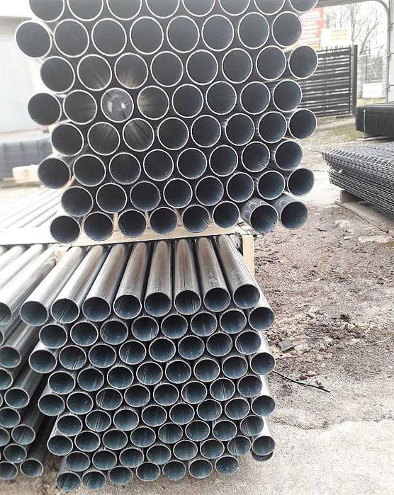 Słupek ogrodzeniowy 80x80x2, grafit lub czarny, brama, furtka, panel