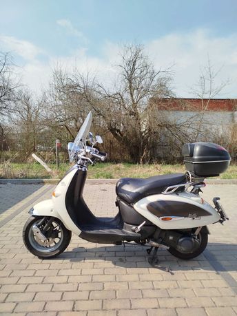 Sprzedam skuter Aprilia Mojito Custom 125 beżowy, 2005 retro jak Vespa