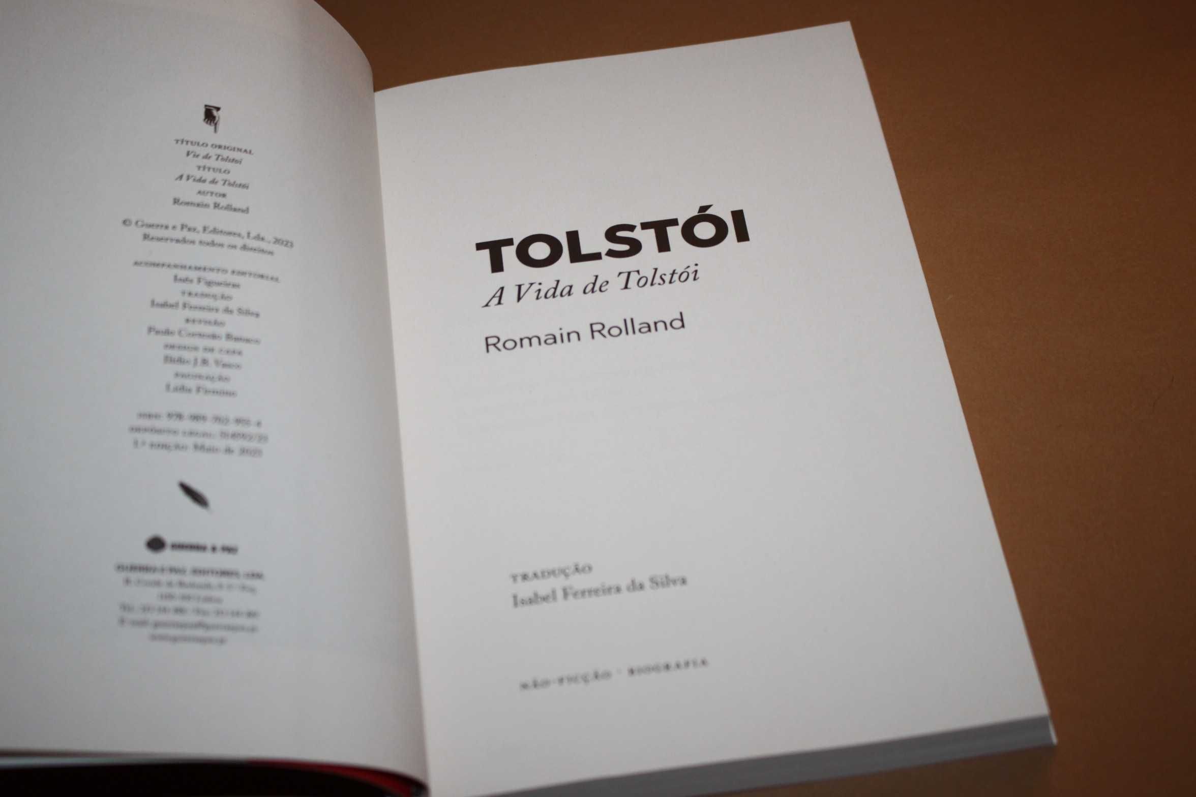 A Vida de Tolstói de Romain Rolland