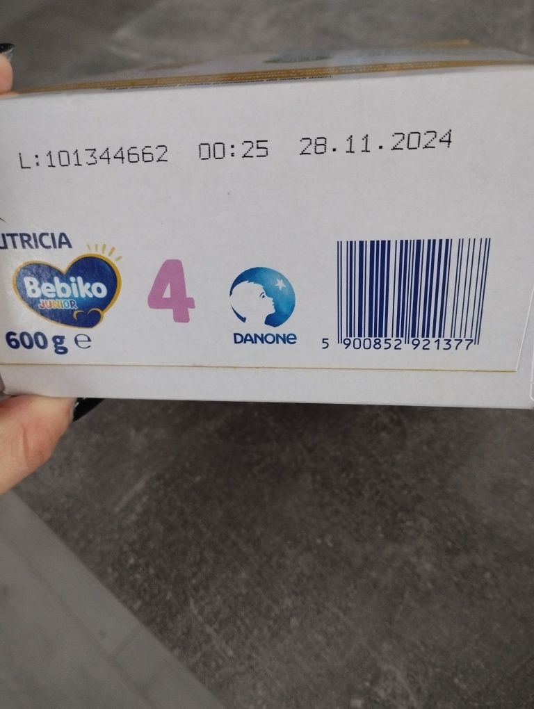 Nowe Bebiko 4 mleko modyfikowane po 2 roku życia, 600g, data 11/2024.