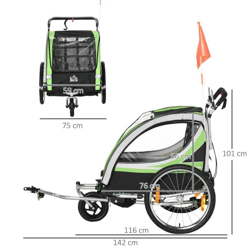 Reboque de Bicicleta para Crianças POUCO USADO. *OPORTUNIDADE*
