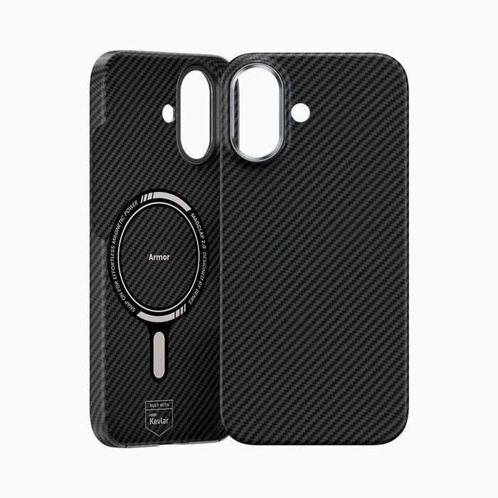 Etui Armor Air Kevlar Metal Frame 600D (0067) do Iphone 17 czarny