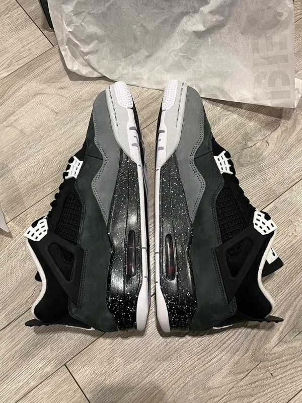 "Buty męskie Trampki" Nike Jordan 4 czarny FQ8138 r.44