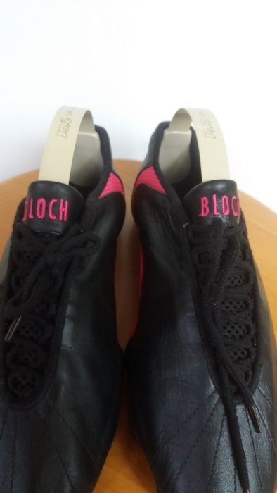 Jazzówki Bloch Amalgam czarno-różowe wkładka 24 cm buty do tańca