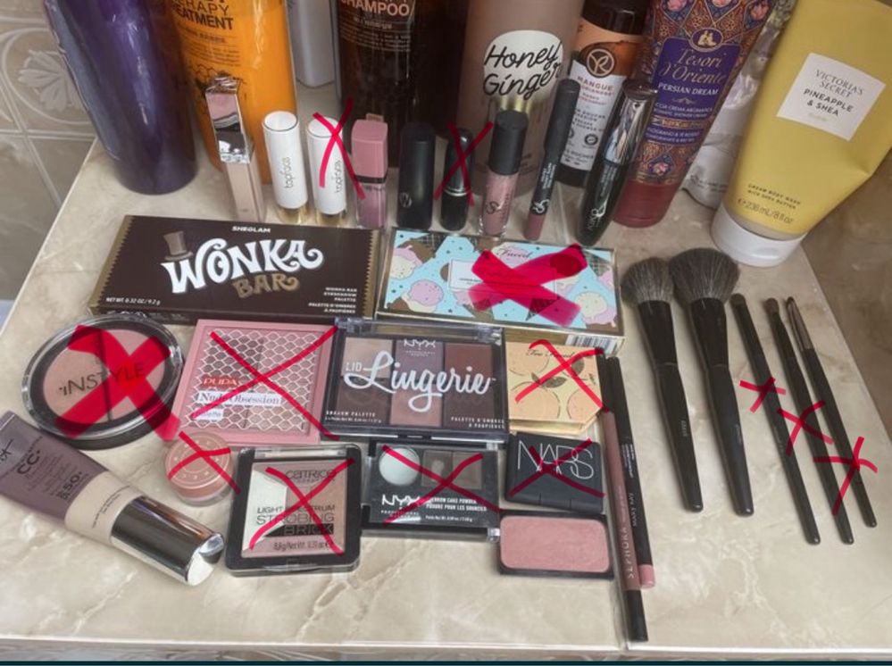 Лот косметики Too Faced, Mary Kay, MAC, SheGlame, Nyx