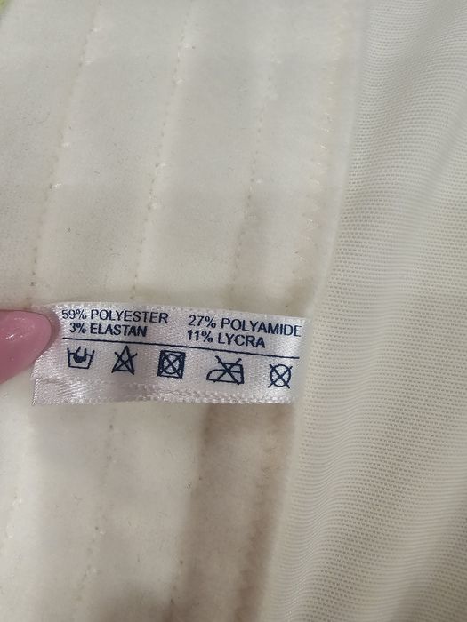 Gorset do pończoch w kolorze kości słoniowej rozm 75F Marie Lingerie