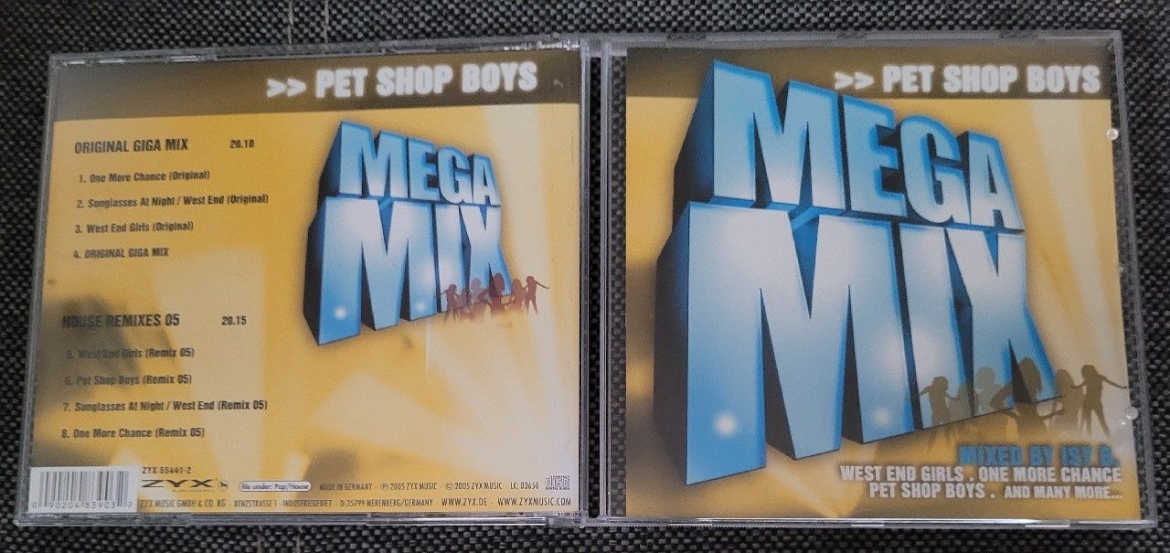 Pet Shop Boys Mega Mix CD ZYX Music