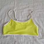 Góra strój kąpielowy sportowy H&M 158/164 limonkowy