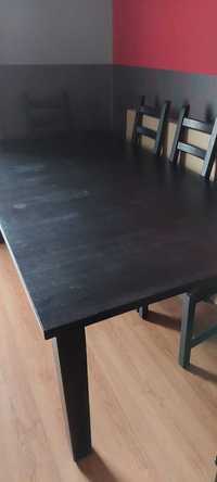 Stół rozkładany IKEA Kaustby, czarny