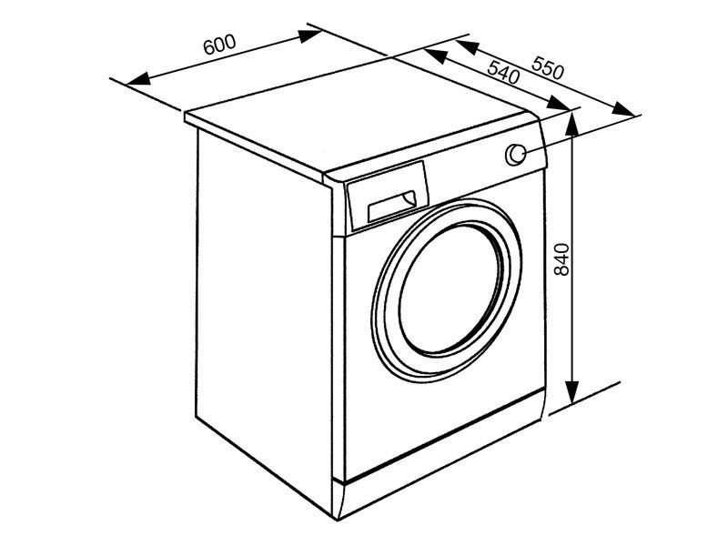 Pralka SMEG WHT814EIN 8kg wsadu
