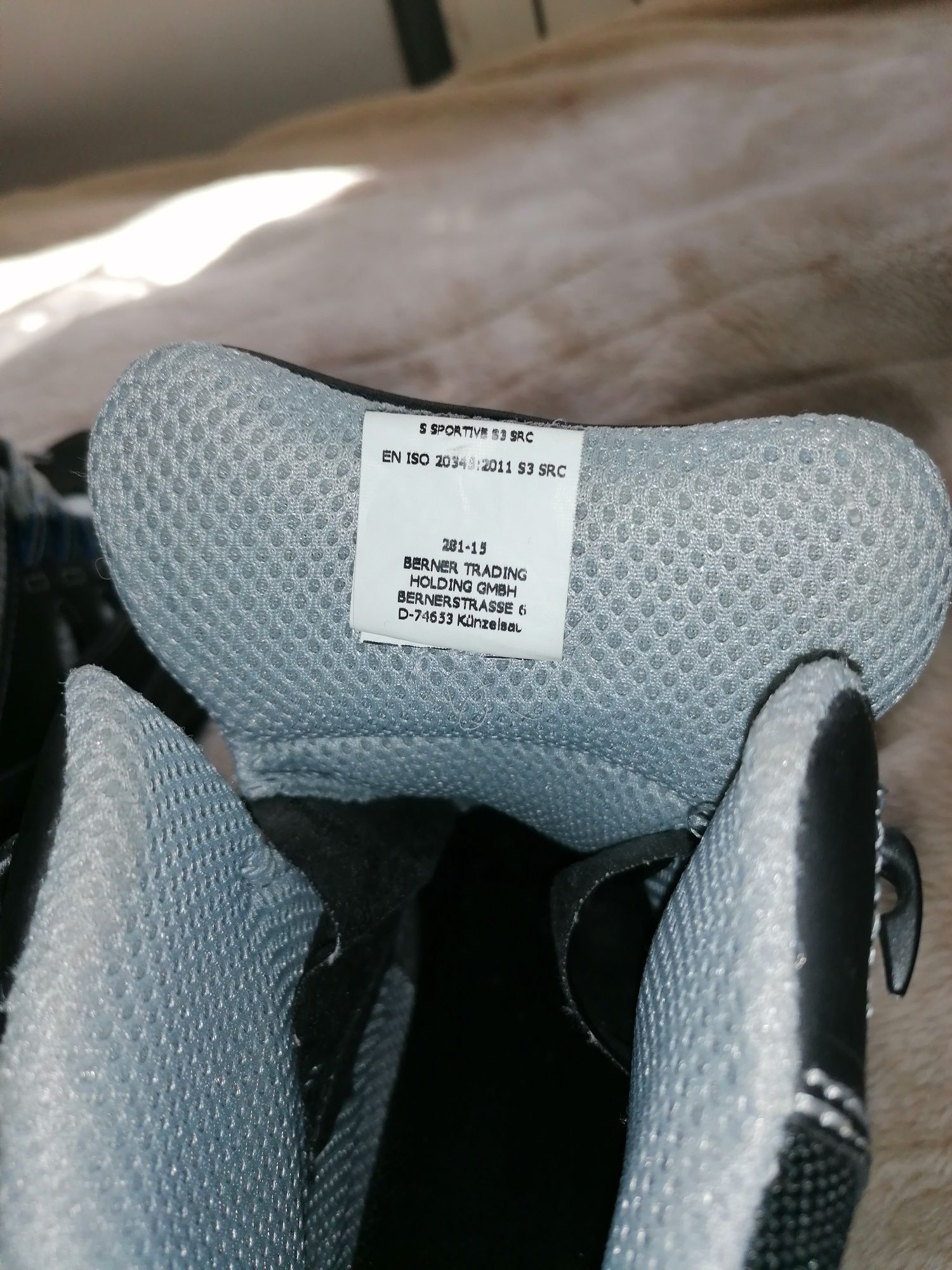 Buty robocze bezpieczne Berner męskie nowe rozmiar 47 33 cm