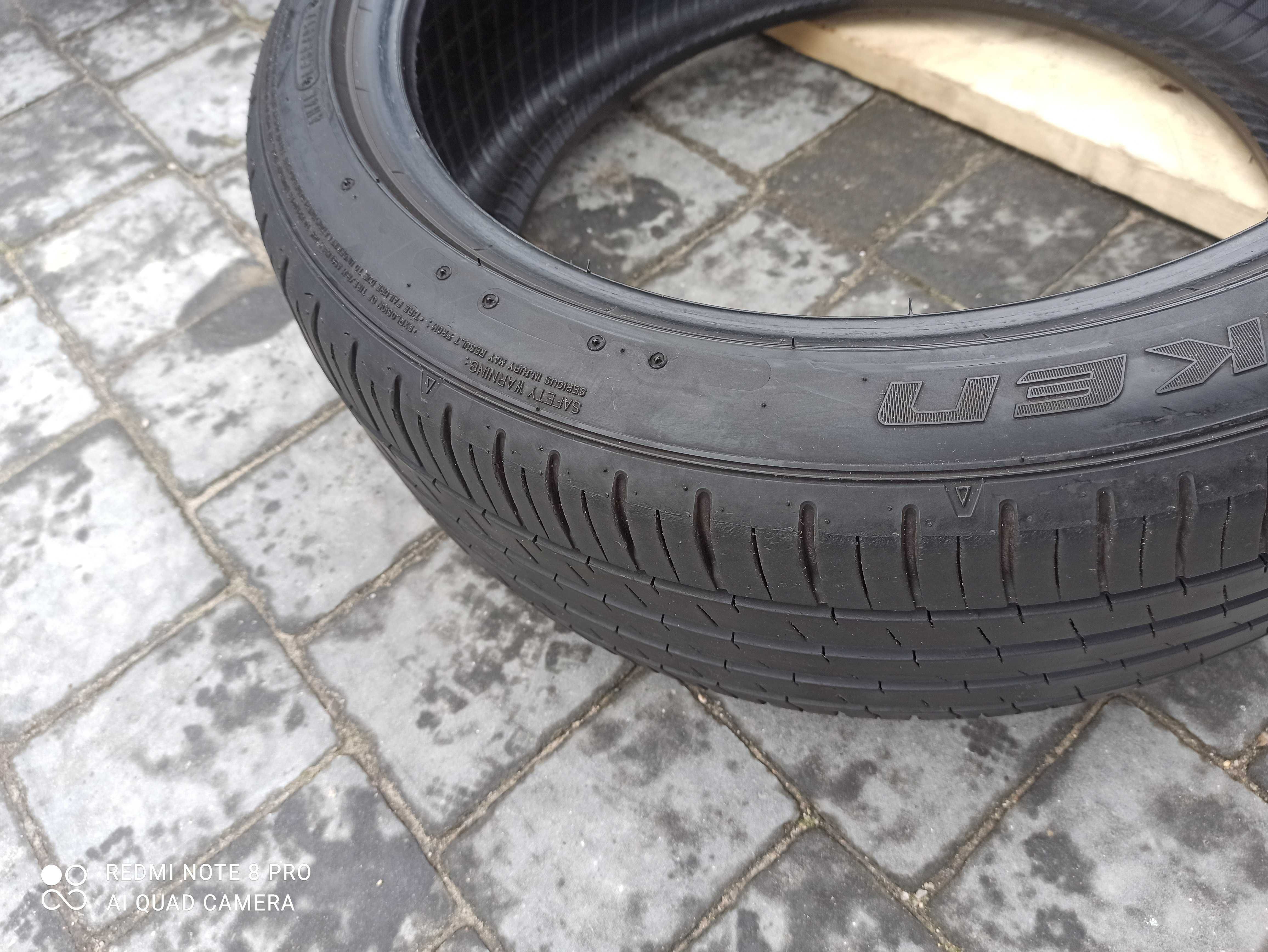 2szt. opon letnich 205/45 R17 Falken 6,3mm 2017r.